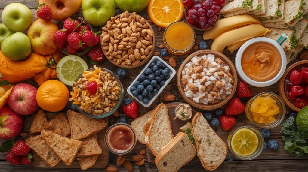 alimentos saudáveis para lancheira infantil