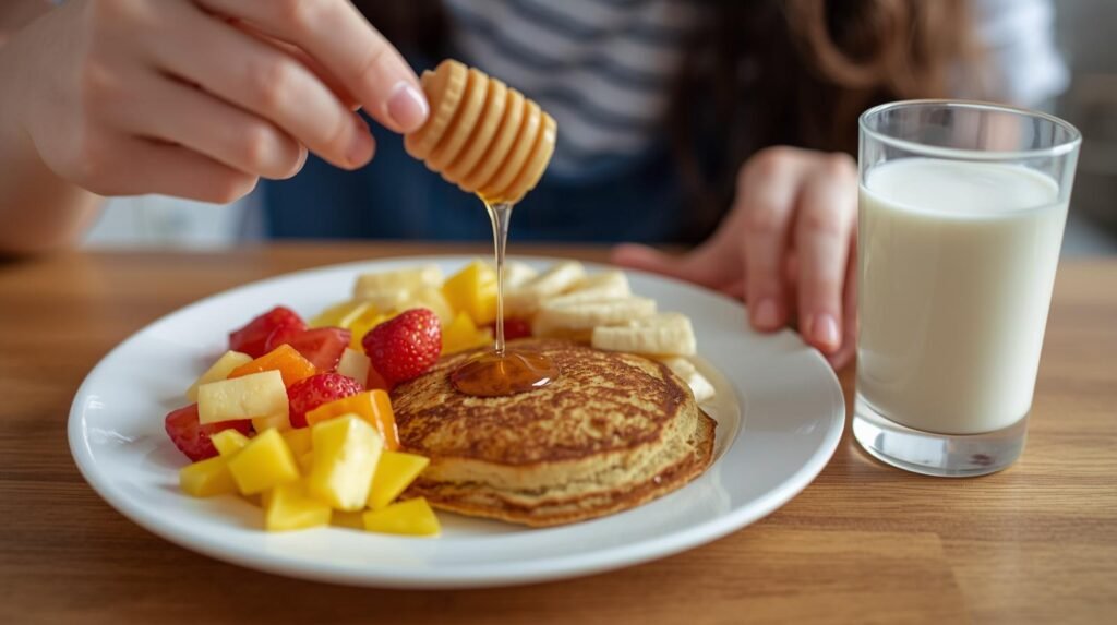 como montar café da manhã infantil saudável