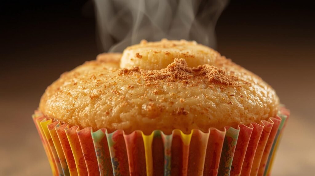 bolinho de banana saudável para crianças