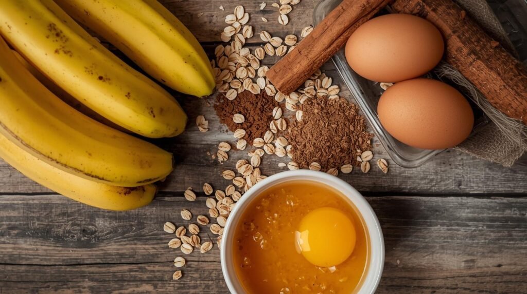 ingredientes bolinho de banana infantil saudável