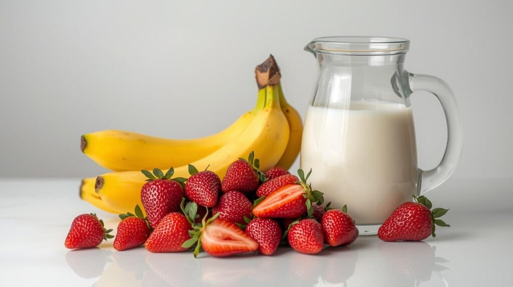 ingredientes vitamina frutas infantil