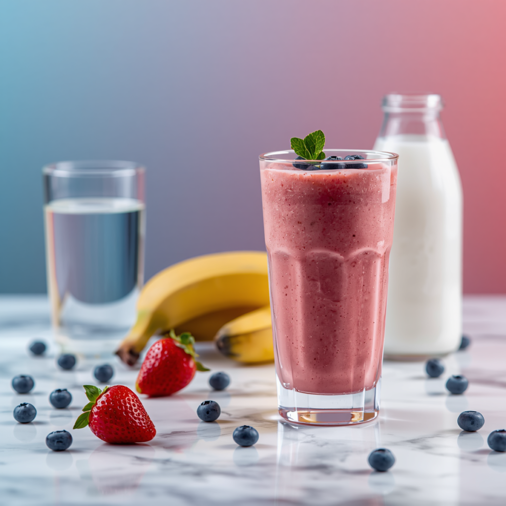 bebidas saudáveis infantis água smoothie leite frutas