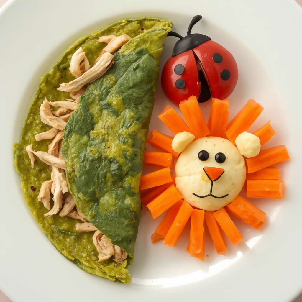 cardápio saudável infantil com legumes