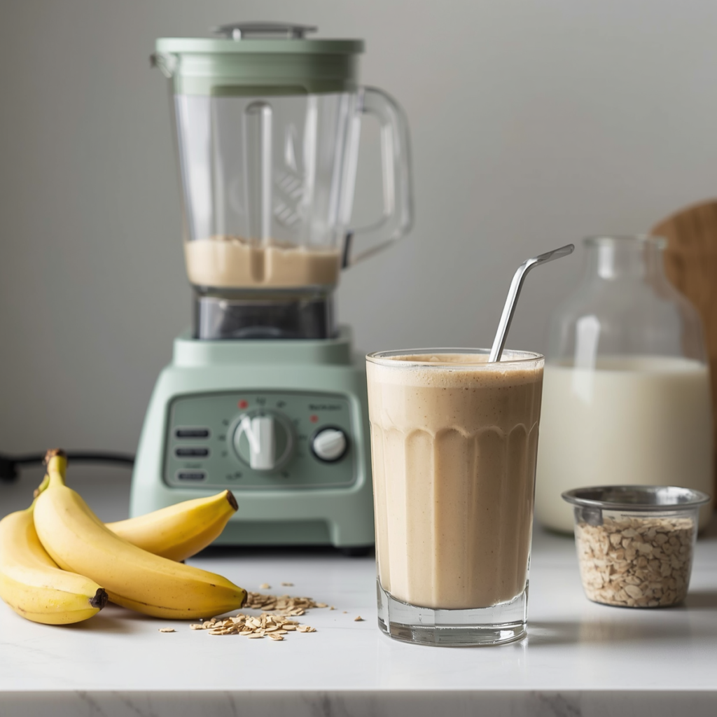 vitamina de banana saudável para criança